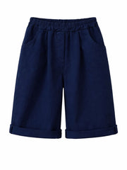 Navy Relaxed Summer Shorts