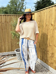 Stone Cotton Reverse Seam Knit Jo