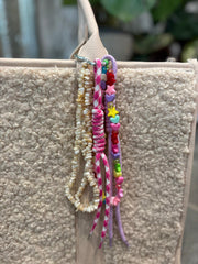 Multi bead key Chain