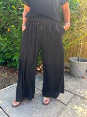 Black Riley Trousers