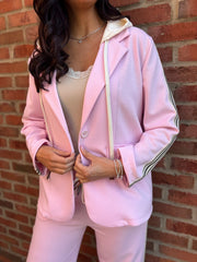 Pink Trouser Suit Celine