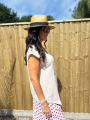 Stone Sleeveless Top Margot