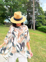 Stone Leaf Sketch Top Maggie