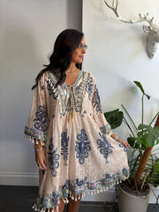 Stone Boho Tassel Dress Gracelynn