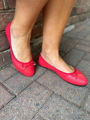 Red Ballet Pump