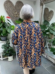 Printed Button Blouse Danielle