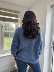 Denim Cosy Knit Beverley