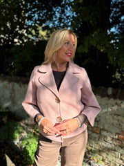 Pink Gold Buttoned Jacket Vanessa