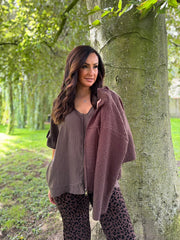Chocolate Bubble Cotton Top Kimberly