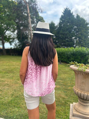Pink Ombre Leopard Top Tiana
