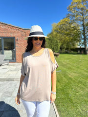 Stone Cold Shoulder Top Orla