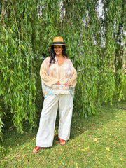 Stone Desert Palm Blouse Esther