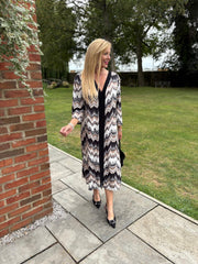 Stone Zig Zag Longline Dress Briella