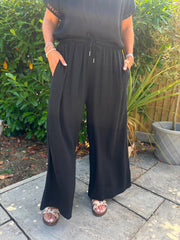 Black Riley Trousers