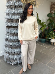 Stone Diamante Sweat Top Nina