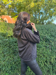 Chocolate Quilted Jacket Lucia