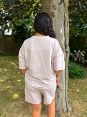 Rose Shorts Leisure Set Amber