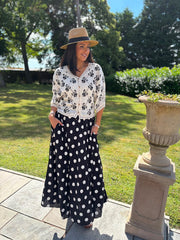 Black Polka Dot Skirt Amy