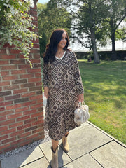 Chocolate Diamond Shimmer Dress Freya