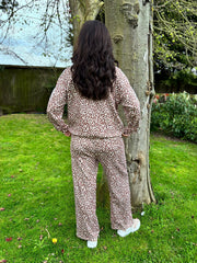 Mocha Leopard Tracksuit Serena