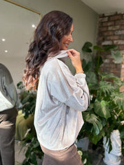 Stone Sparkle Velour Hoodie Colette