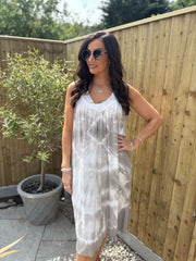 Stone Tie Dye Dress Krystal