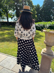 Black Polka Dot Skirt Amy