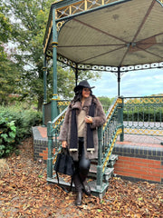 Chocolate Faux Fur Coat