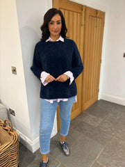 Navy Super Soft Knit Aurora