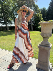 Stone Marble Tide Dress Odette