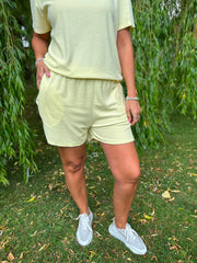 Lemon Soft Towelling Set Adriana