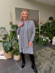 Grey Soft Touch Tunic Dress Alma
