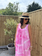 Lipstick Tie Dye Dress Krystal
