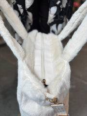 Winter White Fluffy Tote Bag