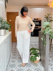 Stone Striped Super Soft Round Neck