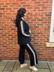 Black Trouser Suit Celine