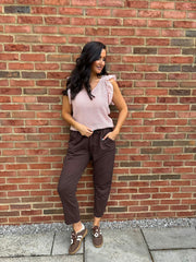 Chocolate Essential Joggers Stella