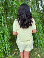 Lemon Soft Towelling Set Adriana