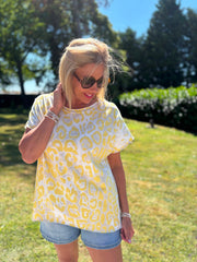 Lemon Leopard Tee Reese