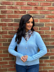 Pale Blue Soft Knit Cardigan Annalise
