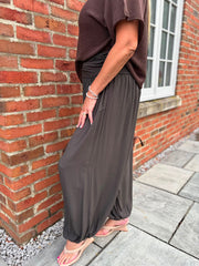 Chocolate Hareem Trousers Libby