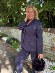 Navy Blazer Co-Ord Set Carly