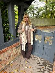 Mocha Quilted Jacket Eden