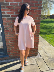 Rose Embellished Sleeve Dress Lexi