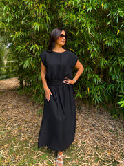 Black Top & Skirt Set Daniella