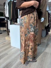 Bronze Shimmer Floral Trousers Adele