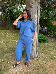 Denim Two Stripe Co-Ord Nikki