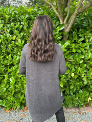 Grey Ditsy Leopard Pattern Dress Clara