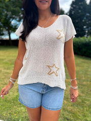 Stone Star Knit Top Devon