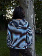 Blue Striped Hoodie Ella